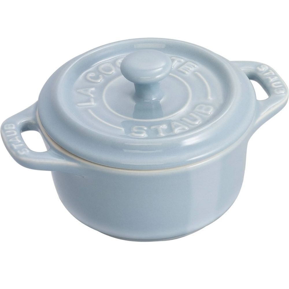 Staub Ceramic Mini Cocotte- Light Blue
